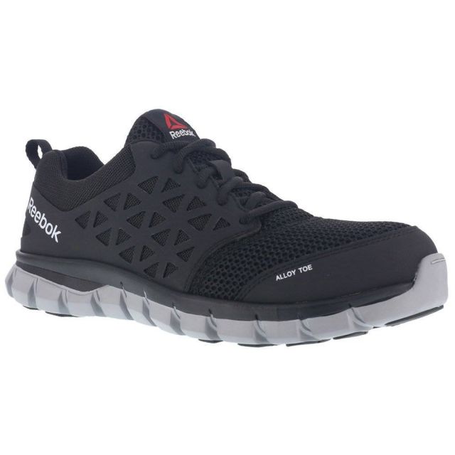 Women's Reebok Work Sublite Cushion Alloy Toe-Black - MOBIS